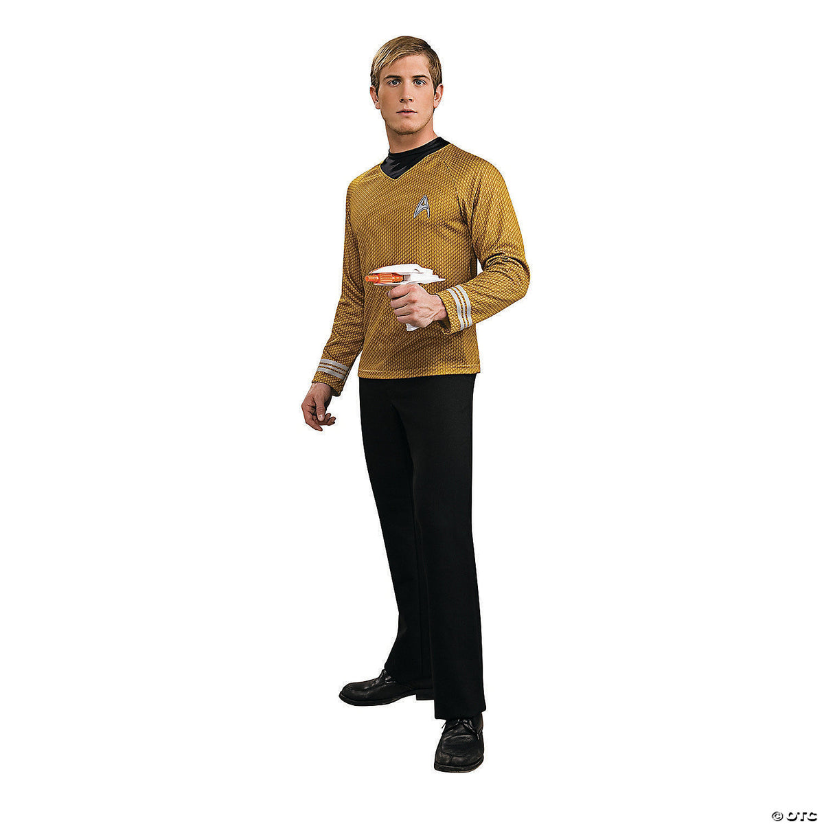 Men's Deluxe Gold Uniform Star Trek Costume Cosplay Supplies Inc Men's Deluxe Gold Uniform Star Trek Costume Cosplay Supplies Inc