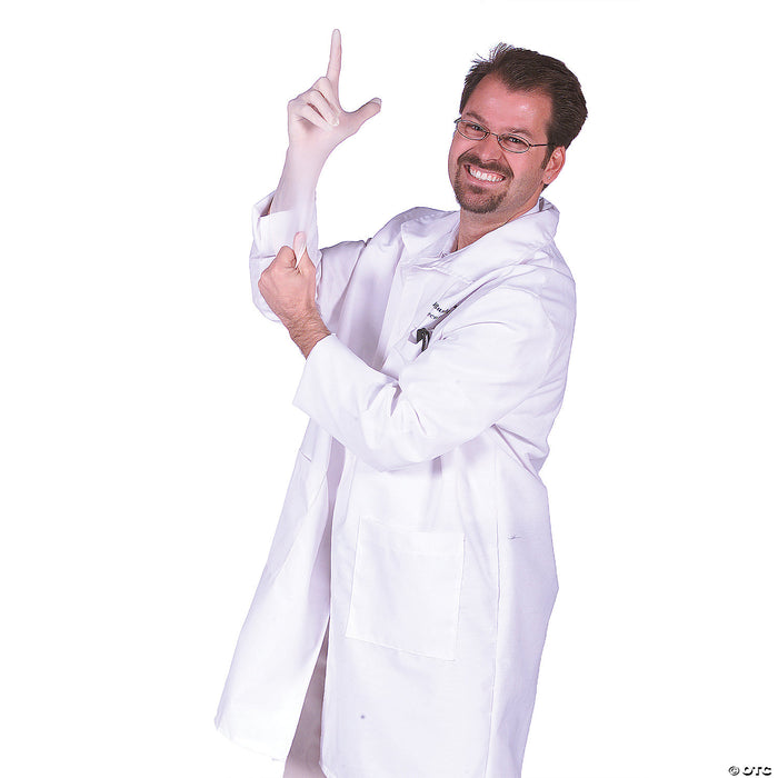 Men's Lab Coat Harry Fingerman Costume