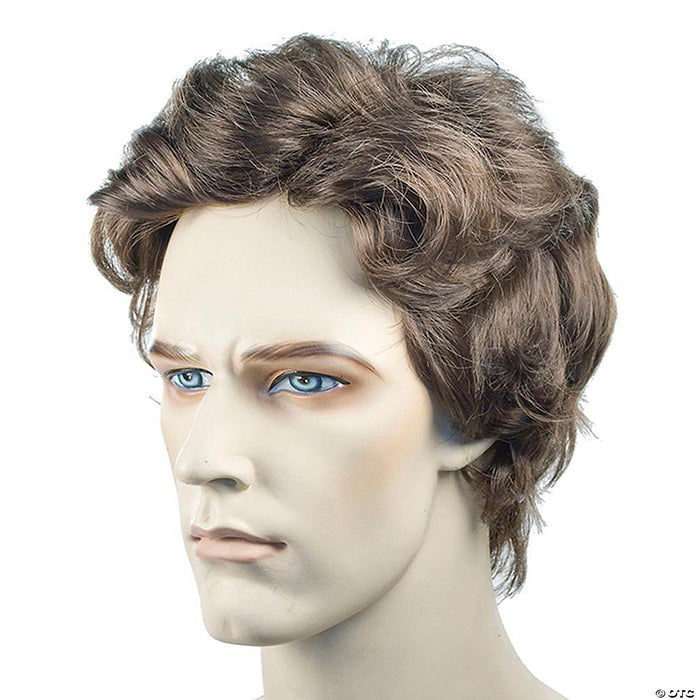 Men's Wavy Wig. Synthetic wig fits most adults.