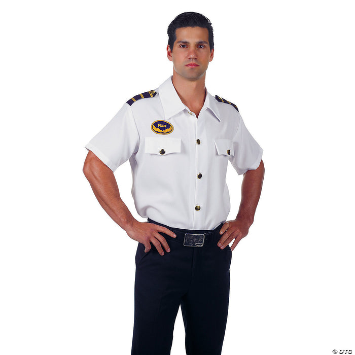 Men's Pilot Shirt Costume