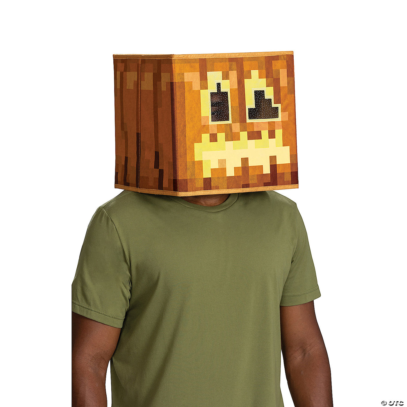 Minecraft Anniversary Jack-O'-Lantern Block Head Mask — Cosplay ...