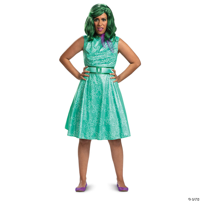 Women's Classic Disney/Pixar Inside Out 2 Green Disgust Costume