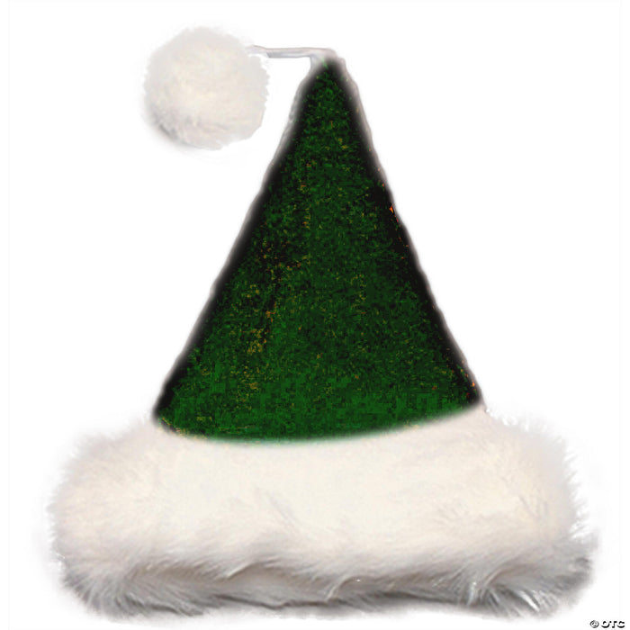 Plush Velvet Santa Hat