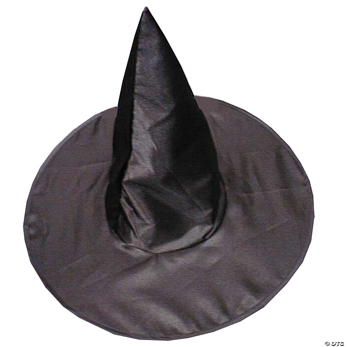 Black Satin Witch Hat