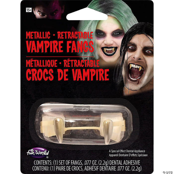 Metallic Retractable Fangs