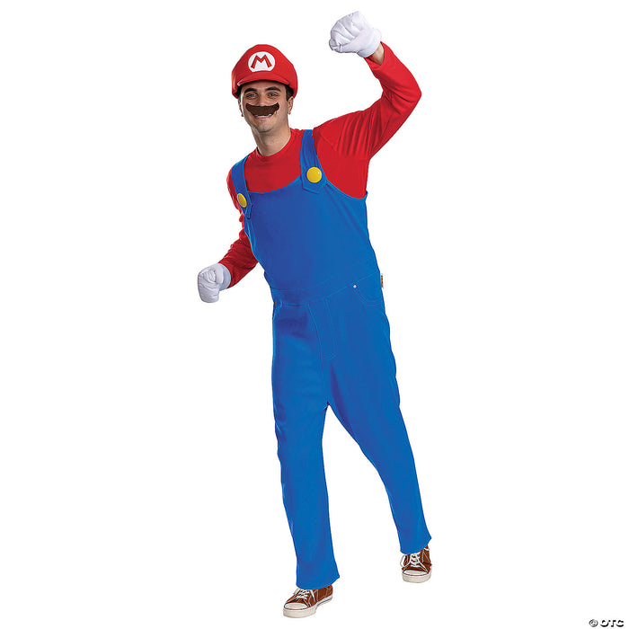 Adults Elevated Super Mario Bros. Mario Costume