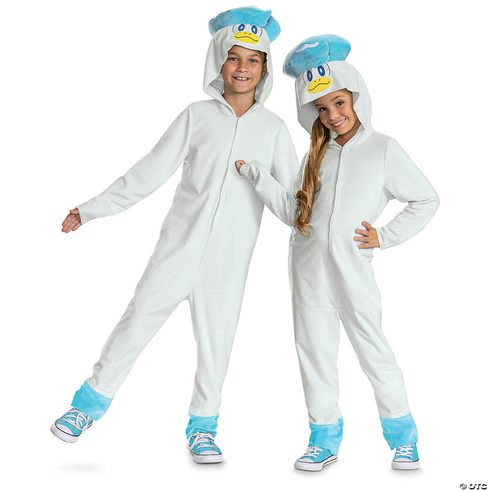 Kids Classic Pokémon Quaxly Hooded Jumpsuit Costume
