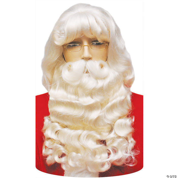 Supreme Santa Wig And Beard Set with Separate Mustache