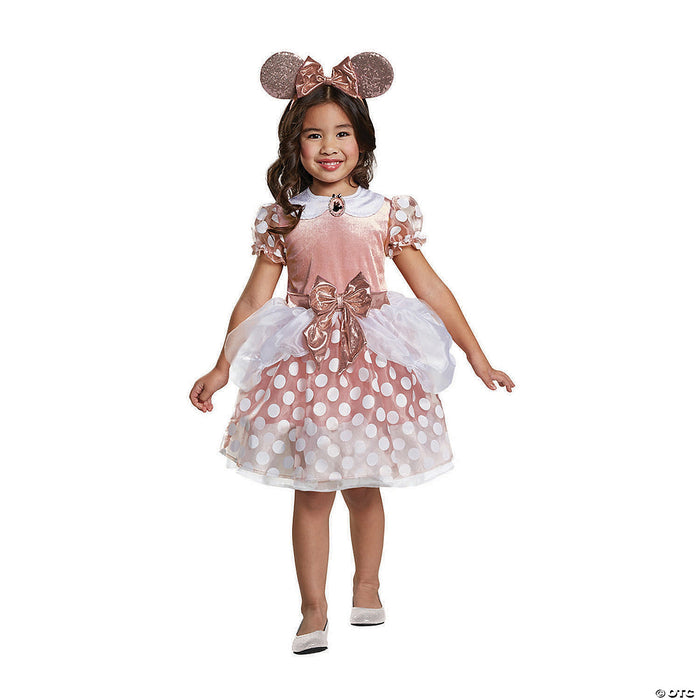 Toddler Child Rose Gold Minnie Costume