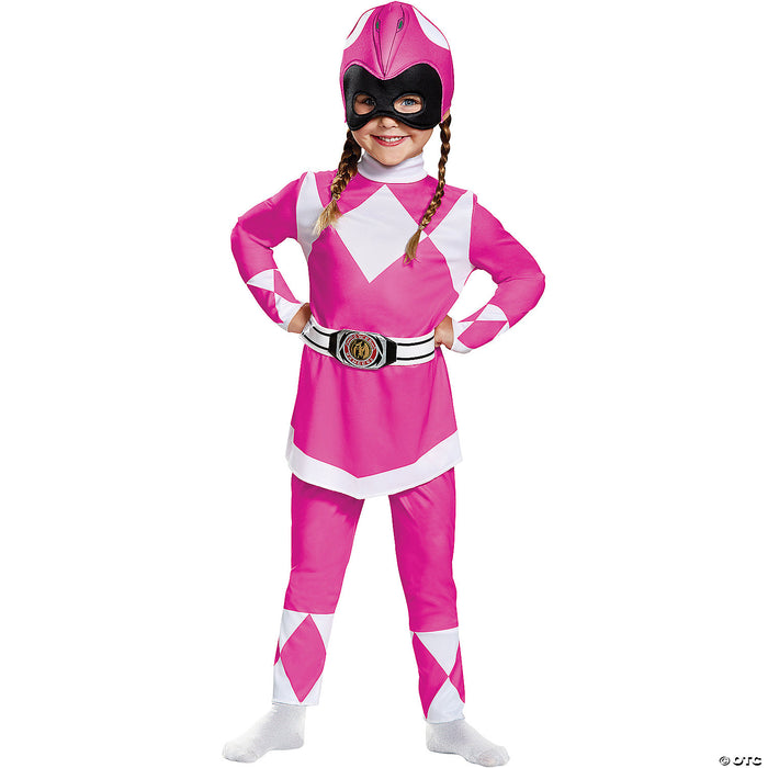 Toddler Child Classic Power Rangers Pink Ranger Costume