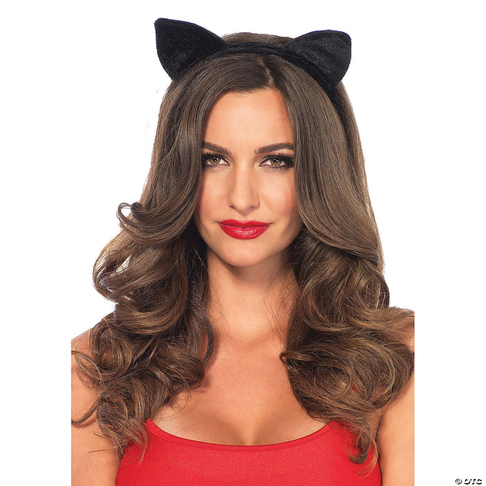 Velvet Cat Ears Headband