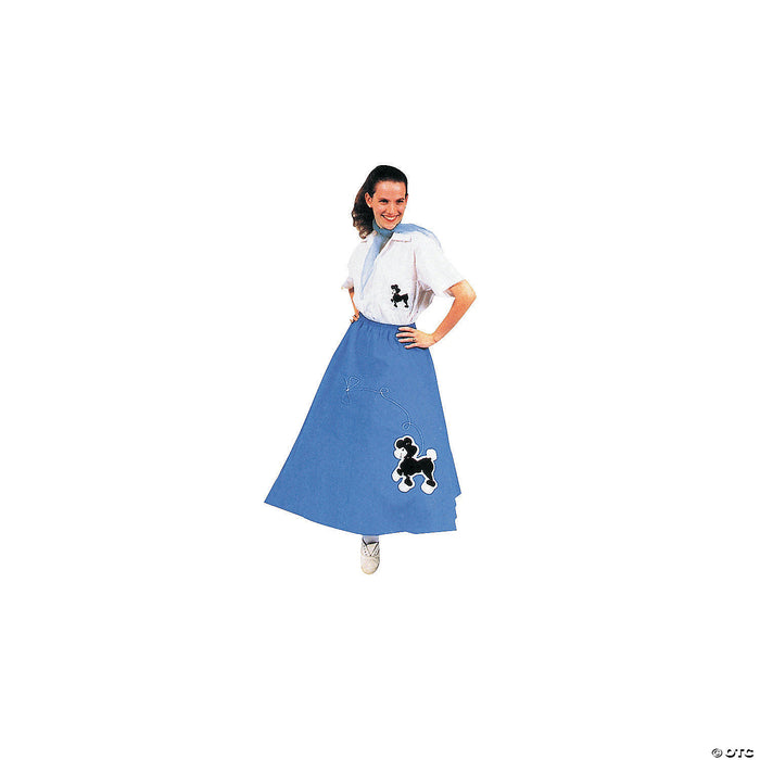 Women’s Blue Poodle Skirt