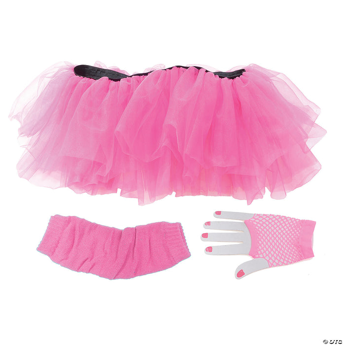 Adult 80s Neon Tutu Costume Kit