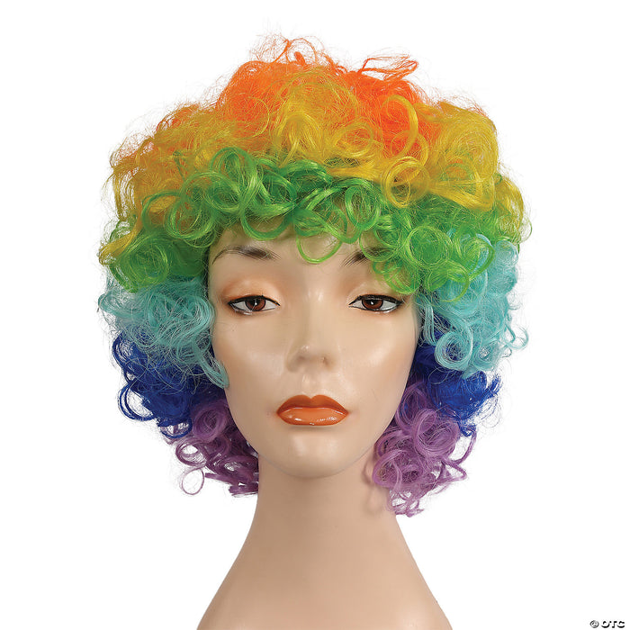 Deluxe Long Curly Clown Wig