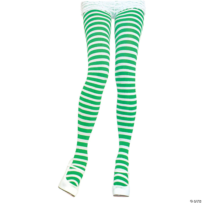 Women's Nylon Striped Tights