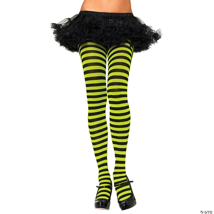 Women's Nylon Striped Tights