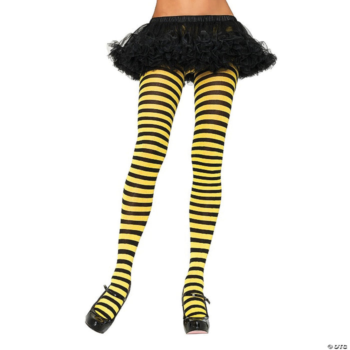 Women's Nylon Striped Tights