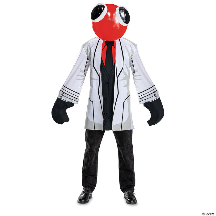 Adults Rainbow Friends Scientist Red Costume